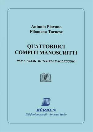 Piovano-Tornese: 14 Compiti Manoscritti