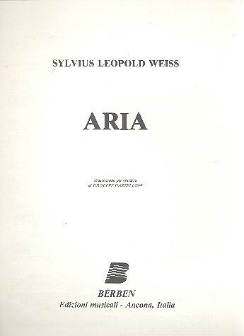 Silvius Leopold Weiss: Aria