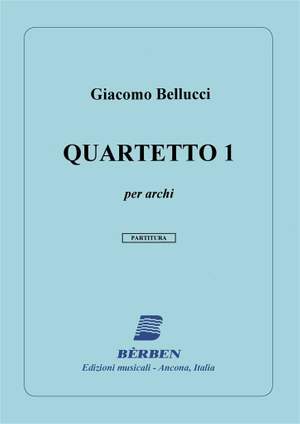 Giacomo Bellucci: Quartetto 1 Partitura