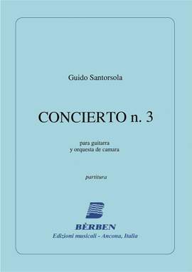 Guido Santorsola: Concierto N 3 Partitura