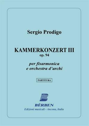 Sergio Prodigo: Kammerkonzert Iii Op 94