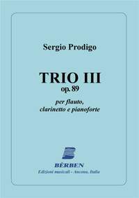 Sergio Prodigo: Trio 3 Op 89 (Omaggio A Franck