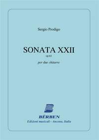 Sergio Prodigo: Sonata Xxii Op 61