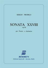 Sergio Prodigo: Sonata Xxviii Op 83