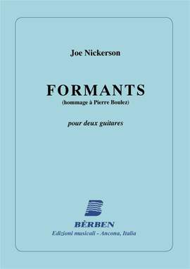 J. Nickerson: Formats (Hommage A P Boulez)
