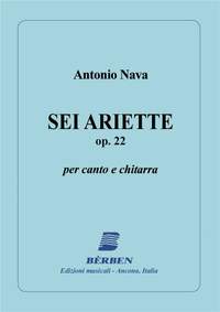 Nava Antonio: Sei Ariette Op 22