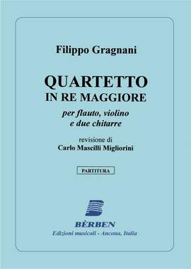 Filippo Gragnani: Quartetto D-Dur Fl Vl 2 Git