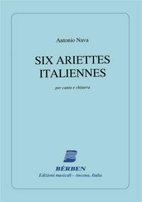 Antonio Nava: 6 Ariettes Italiennes