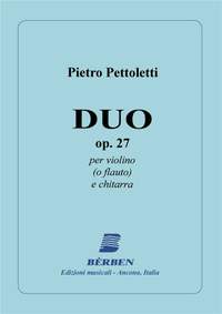 Pettoletti Pietro: Duo Op 27