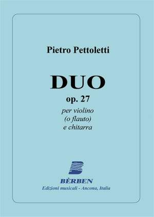 Pettoletti Pietro: Duo Op 27