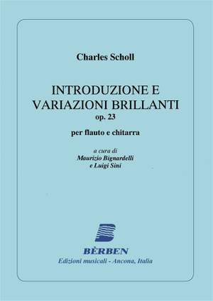 Scholl: Introduzione E Variazioni Brillanti Op 23