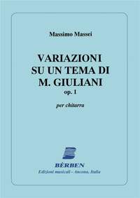 Massimo Massai: Variazioni su un tema di Giuliani op 1