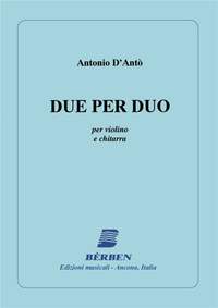 D'Anto Antonio: Due Per Duo