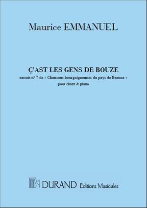 Maurice Emmanuel: C'Est Les Gens...Chor