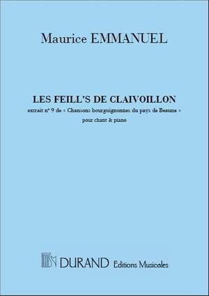 Maurice Emmanuel: Les Filles-Clavoillon