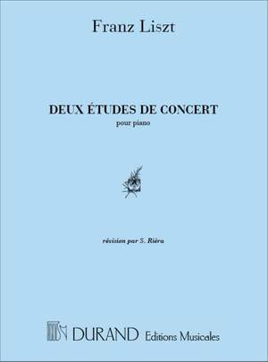 Franz Liszt: 2 Etudes De Concert Piano (Dans Les Bois-Ronde