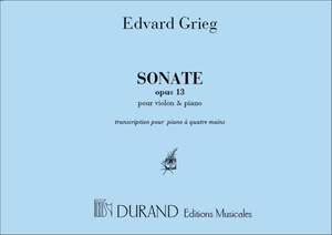 Edvard Grieg: Sonate Opus 13 4 Mains