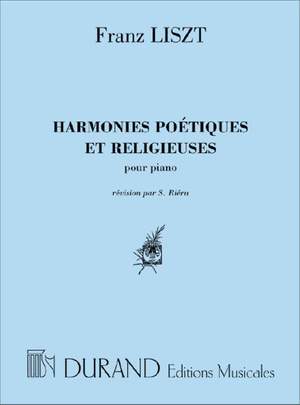 Franz Liszt: Harmonies Poetiques Et Religieuses, Pour Piano