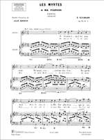 Robert Schumann: Les Myrtes Chant-Piano Product Image