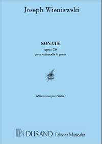 Joseph Wieniawski: Sonate Op 26 Vc-Piano
