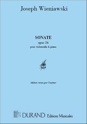 Joseph Wieniawski: Sonate Op 26 Vc-Piano