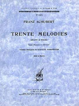 Franz Schubert: 30 Melodies Mezzo-Piano