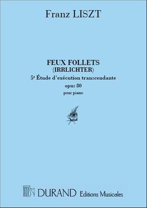 Franz Liszt: Feux Follets Piano