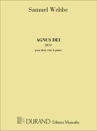 Samuel Webbe: Agnus Dei Duo Cht-Piano