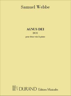 Samuel Webbe: Agnus Dei Duo Cht-Piano