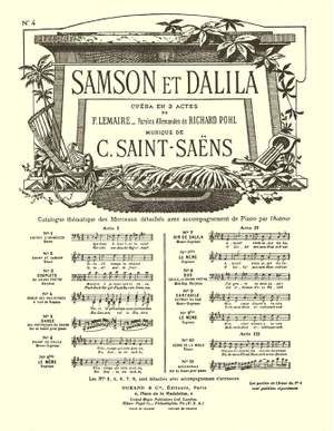 Camille Saint-Saëns: Samson Et Dalila no4 "Chœur des Philistines"