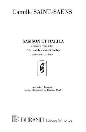Camille Saint-Saëns: Samson Et Dalila no9 Cantabile