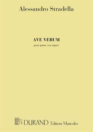Alessandro Stradella: Ave Verum Chant-Orgue