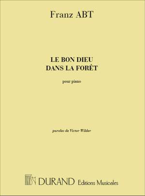 Franz Wilhelm Abt: Le Bon Dieu Cht-Piano