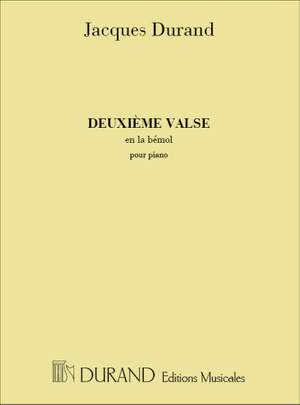 Auguste Durand: Deuxieme Valse En La Bemol Opus 86