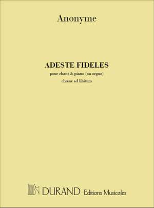 Anonymous: Adeste Fideles Mezzo-Orgue (Auteur Inconnu