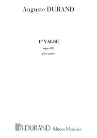 Jacques Durand: Valse 1 Opus 83