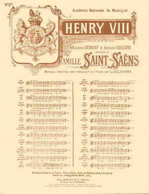 Camille Saint-Saëns: Henry VIII no12Bis