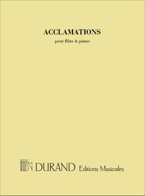 Emile Waldteufel: Acclamations Flute-Piano