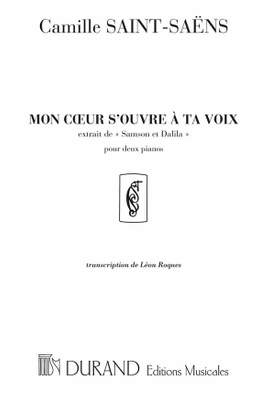 Camille Saint-Saëns: Samson Et Dalila N 9 2 Pianos (Roques)