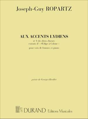 Joseph Guy Ropartz: Oedipe A Collonne N 1 Aux Accents ...