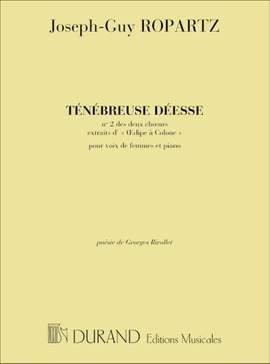 Joseph Guy Ropartz: Oedipe A Collonne N 2 Tenebreuse ... Choeur-Piano