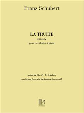 Franz Schubert: La Truite Voix Elevee-Piano