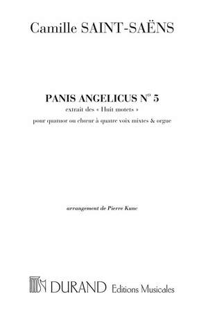 Camille Saint-Saëns: Panis Angelicus 4 Voix Mixtes Et Orgue
