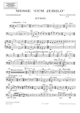 Maurice Duruflé: Messe Cum Jubilo Op. 11