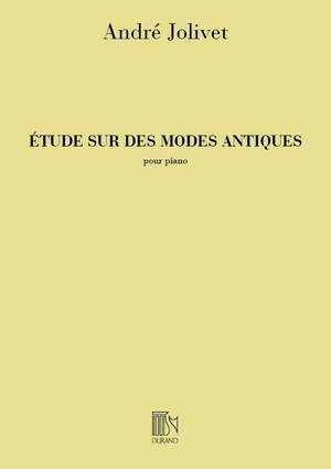André Jolivet: Etudes Modes Antiques Piano