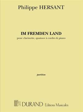 Philippe Hersant: Im Fremden Land - Score