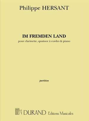 Philippe Hersant: Im Fremden Land - Score