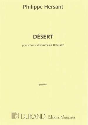 Philippe Hersant: Desert. Texte De Friederich Nietzsche