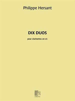 Philippe Hersant: Dix Duos