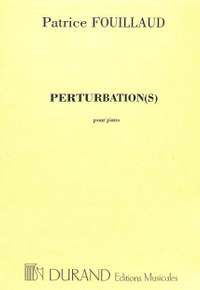 A. Fouillaud: Perturbations Piano